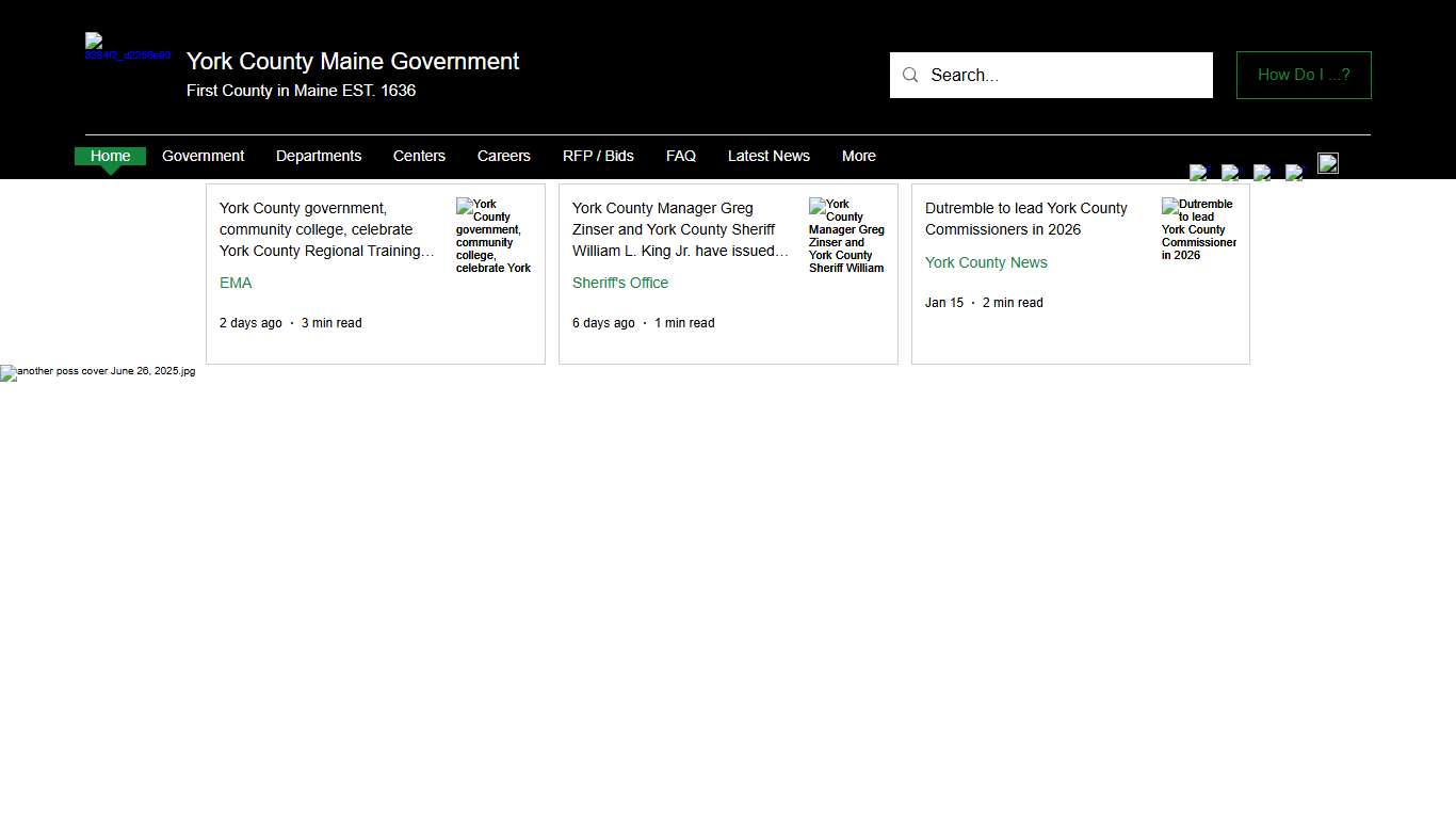 York County Maine Government Commissioners York County, ME, USA